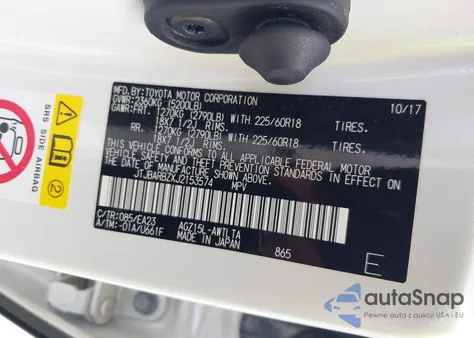 2018 Lexus Nx 300 from USA, damaged, VIN JTJBARBZXJ2153574